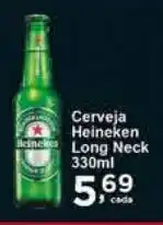 Rossi Supermercado Cerveja Heineken Long Neck 330ml oferta