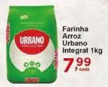 Rossi Supermercado Farinha Arroz Urbano Integral 1kg oferta