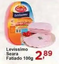 Rossi Supermercado Levissimo Seara Fatiado 100g oferta