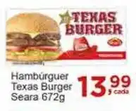 Rossi Supermercado Hambúrguer Texas Burger Seara 672g oferta