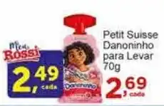 Rossi Supermercado Petit Suisse Danoninho para Levar 70g oferta
