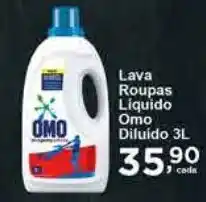 Rossi Supermercado Lava Roupas Liquido Omo Diluído 3L oferta