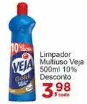 Rossi Supermercado Limpador Multiuso Veja 500ml 10% Desconto oferta