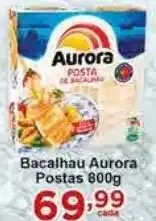 Rossi Supermercado Bacalhau Aurora Postas 800g oferta