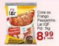 Rossi Supermercado Coxa ou Frango Passarinho Lar IQF Pct 1kg oferta