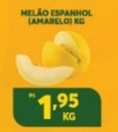 Melao Espanhol (Amarelo) 1kg