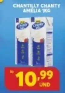 Atacadão Centro Sul Chantilly Chanty Amelia 1kg oferta