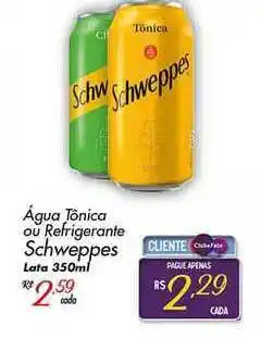Muffato água Tônica Ou Refrigerante Schweppes 350ml oferta