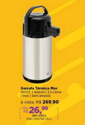 Lojas TaQi Garrafa Térmica Mor oferta