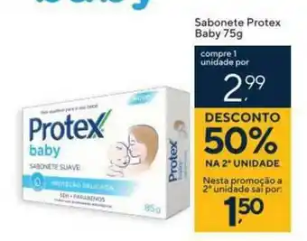 Coop Sabonete Protex Baby 50% De Desconto Na 2a Unidade 75g oferta