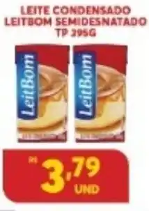 Atacadão Centro Sul Leite Condensado Leitebom Semidesnatado TP 295g oferta