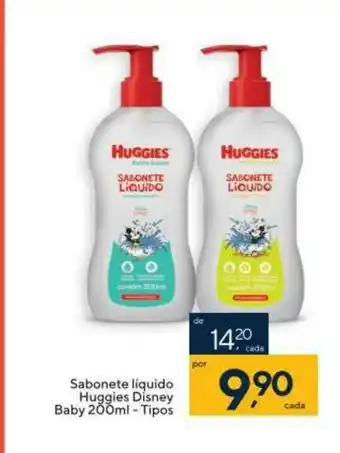 Coop Sabonete Liquido Huggies Diseny Baby Tipos 200ml oferta