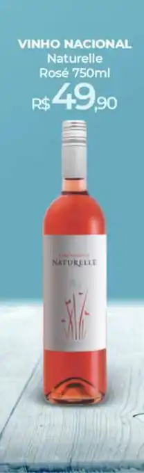 Vinho Nacional Naturelle Rosé 750ml