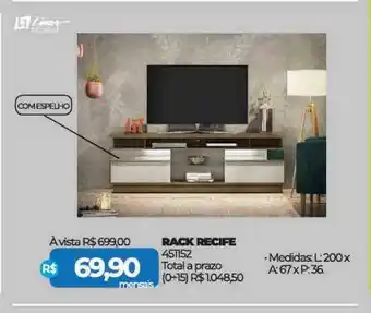 Lojas Certel Rack Recipe oferta