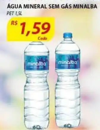 Assaí Atacadista Agua Integral Sem Gas Minalba 1.5L oferta