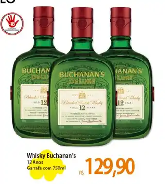 Atacadão Whisky Buchanan's 12 Anos Garrafa com 750ml oferta