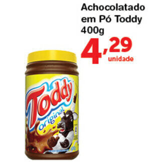 Roldão Achocolatado em po Toddy 400g oferta