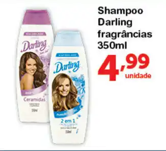 Roldão Shampoo Darling fragrancias 350ml oferta