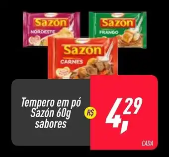 Frangolândia Tempero em po Sazon 60g sabores oferta