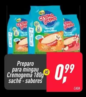 Frangolândia Preparo para Mingau Cremogema 180g sache - sabores oferta