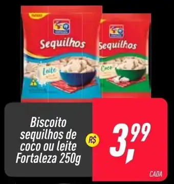 Frangolândia Biscoito Sequilho de Coco ou leite Fortaleza 250g oferta