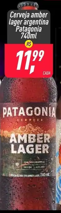 Frangolândia Cerveja amber lager argentina Patagonia 740ml oferta