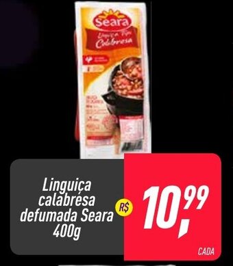 Frangolândia Linguica Calabresa Defumada Seara 400g oferta
