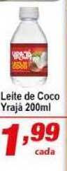 Ricoy Supermercados Leite De Coco Yrajá 200ml oferta
