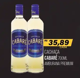 Cometa Supermercados Cachaca Cabare 700ml oferta