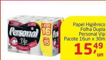Tenda Atacado Papel Higiênico Folha Dupla Personal Vip Pacote oferta