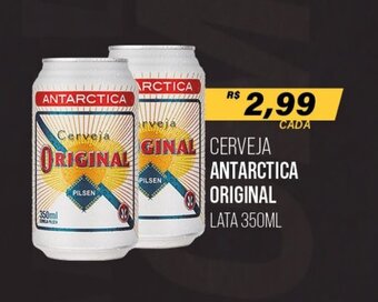 Cometa Supermercados Cerveja Antarctica Original lata 350ml oferta