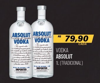 Cometa Supermercados Vodka Absolut 1L (tradicional) oferta