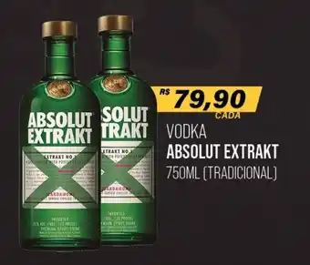 Cometa Supermercados Vodka Absolut Extrakt 750ml (tradicional) oferta