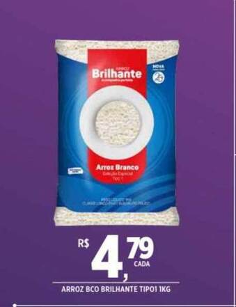 DB Supermercados Arroz Bco Brilhante Tipo1 1kg oferta