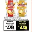 Batata palha Elma Chips tradicional 170g ou extrafina 100g