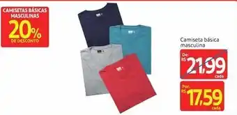 Camiseta basica masculina