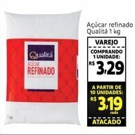 Extra Hiper Acucar refinado Qualita 1kg oferta