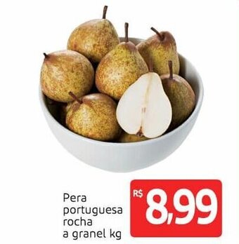 Pera portuguesa rocha a granel 1kg