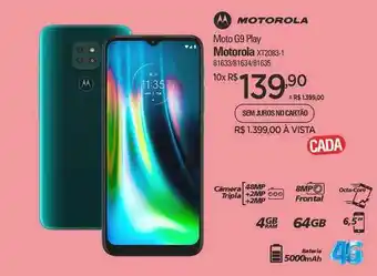 Zenir Moto G9 Play Motorola oferta
