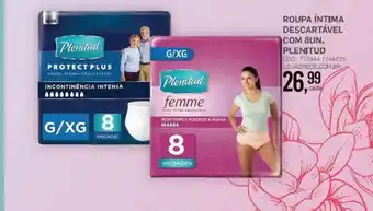 Roupa íntima Descartável Plenitud