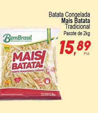 Villefort Atacadista Batata Congelada Mais Batata Tradicional 2kg oferta