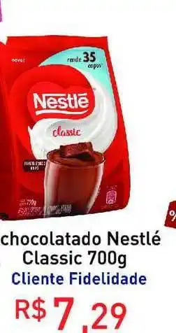 Tonin Superatacado Chocolatado Nestlé Classic 700g oferta