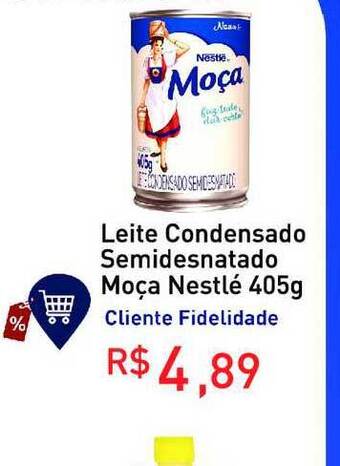 Tonin Superatacado Leite Condensado Semidesnatado Moça Nestlé 405g oferta