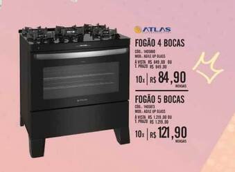 Zema Fogão 4 Bocas Atlas oferta