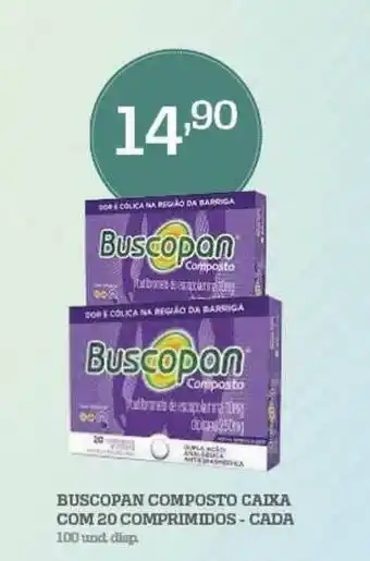 Cooper Buscopan Composto Caixa Com 20 Comprimidos oferta