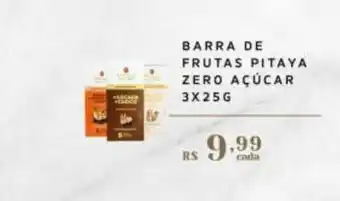 Empório Bahamas Barra De Frutas Pitaya Zero Açúcar 3 x 25g oferta