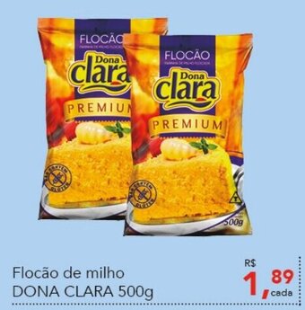 Cometa Supermercados Flocao de Milho Dona Clara 500g oferta