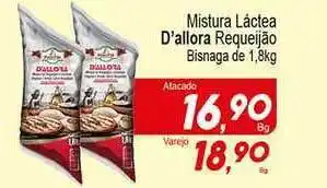 Mistura Láctea D'allora Requeijão 1.8kg