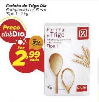 Dia Farinha De Trigo Dia 1kg oferta