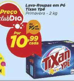 Dia Lava-roupas Em Pó Tixan Ypê 2kg oferta
